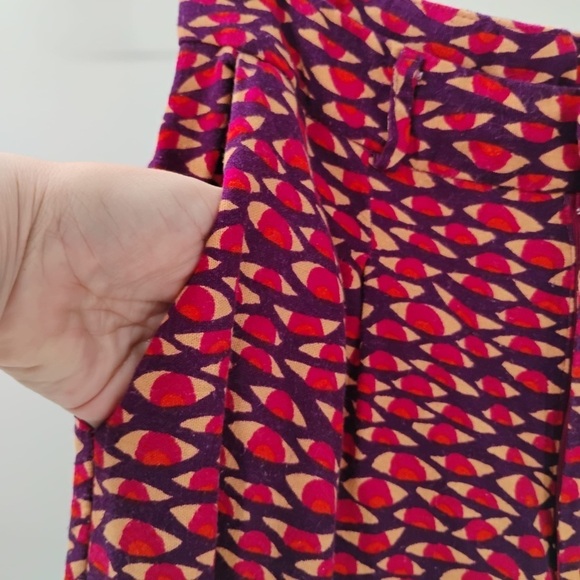 Farm Rio stellar farm banana Pants small colorful retro fun rainbow festive - Picture 6 of 10